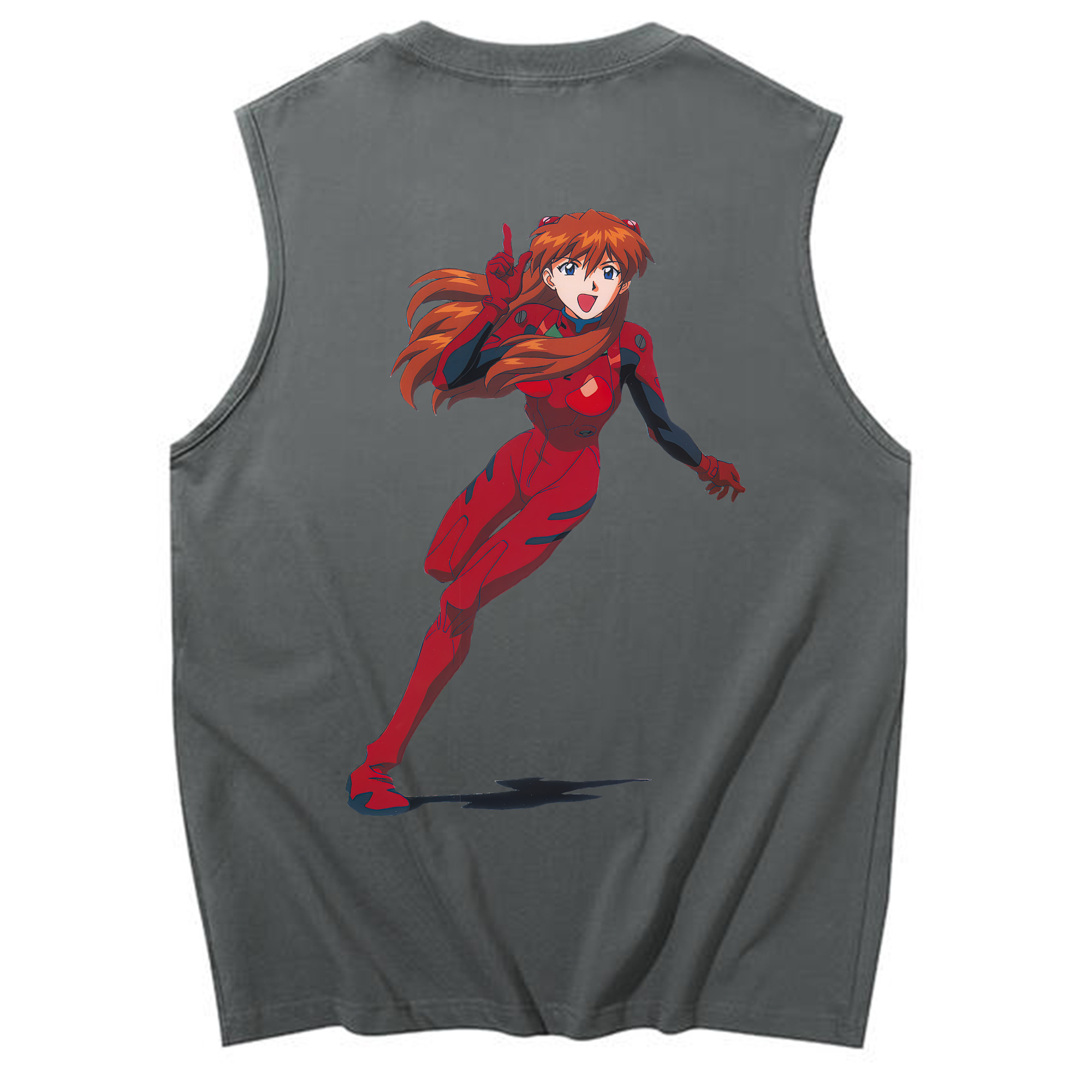 （画像用） EVA 新世紀エヴァンゲリオン コットン100％タンクトップ（背面プリント）